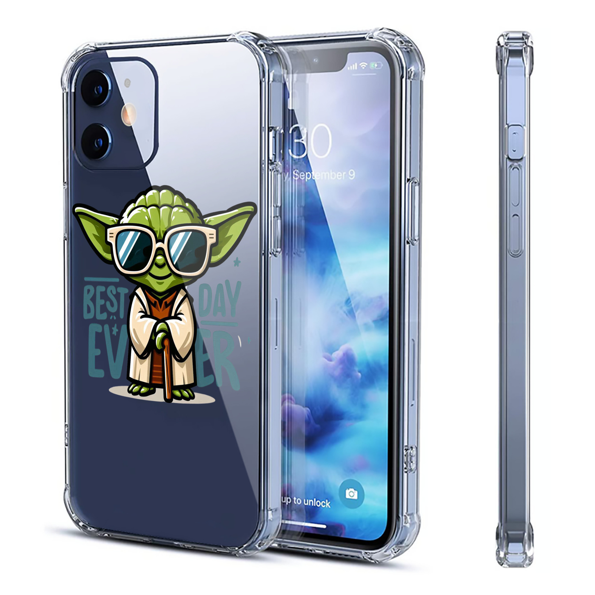 （画像用） スター・ウォーズ Star Wars 【iPhone 12シリーズ対応】透明スマホケース（クリアソフトケース）
